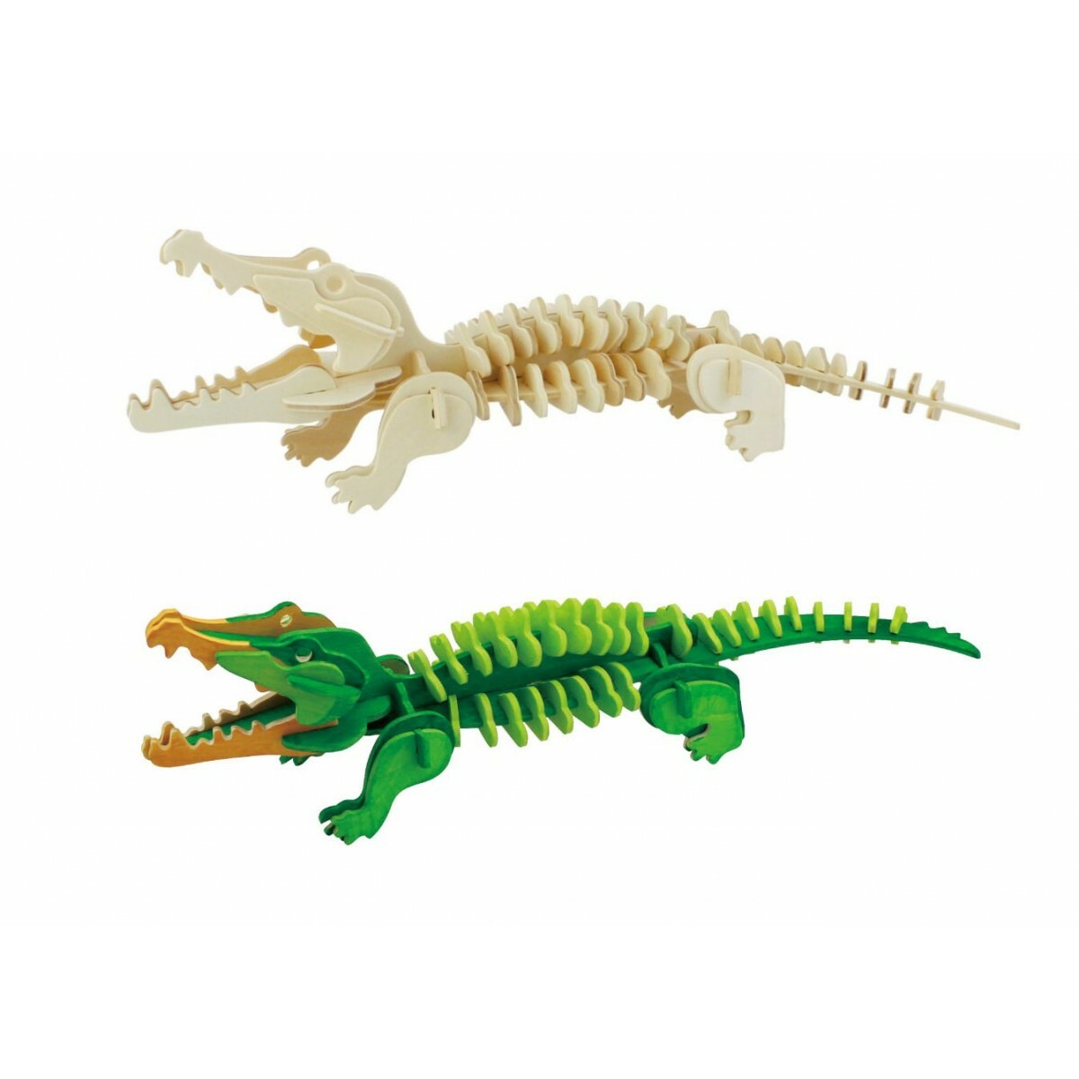 Nixim 3D Puzzle - Krokodíl + farby