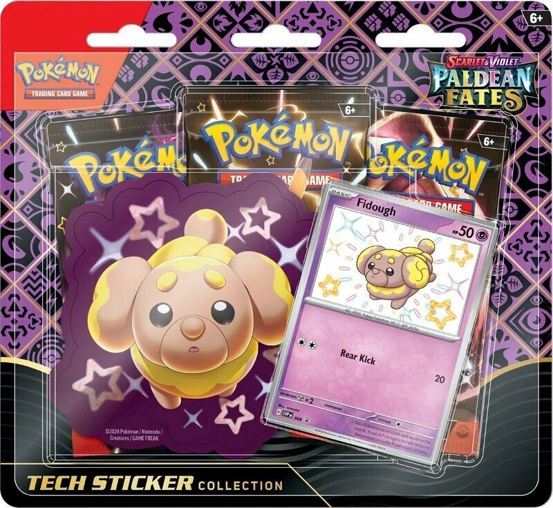 The Pokémon Company Pokémon: Paldean Fates Tech Sticker - Fidough