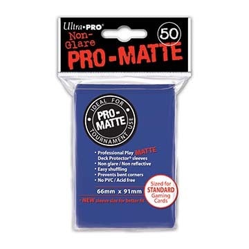 Ultra PRO Obaly ULTRA PRO - Matte (66x91) Blue Standard EU Card (50 ks)