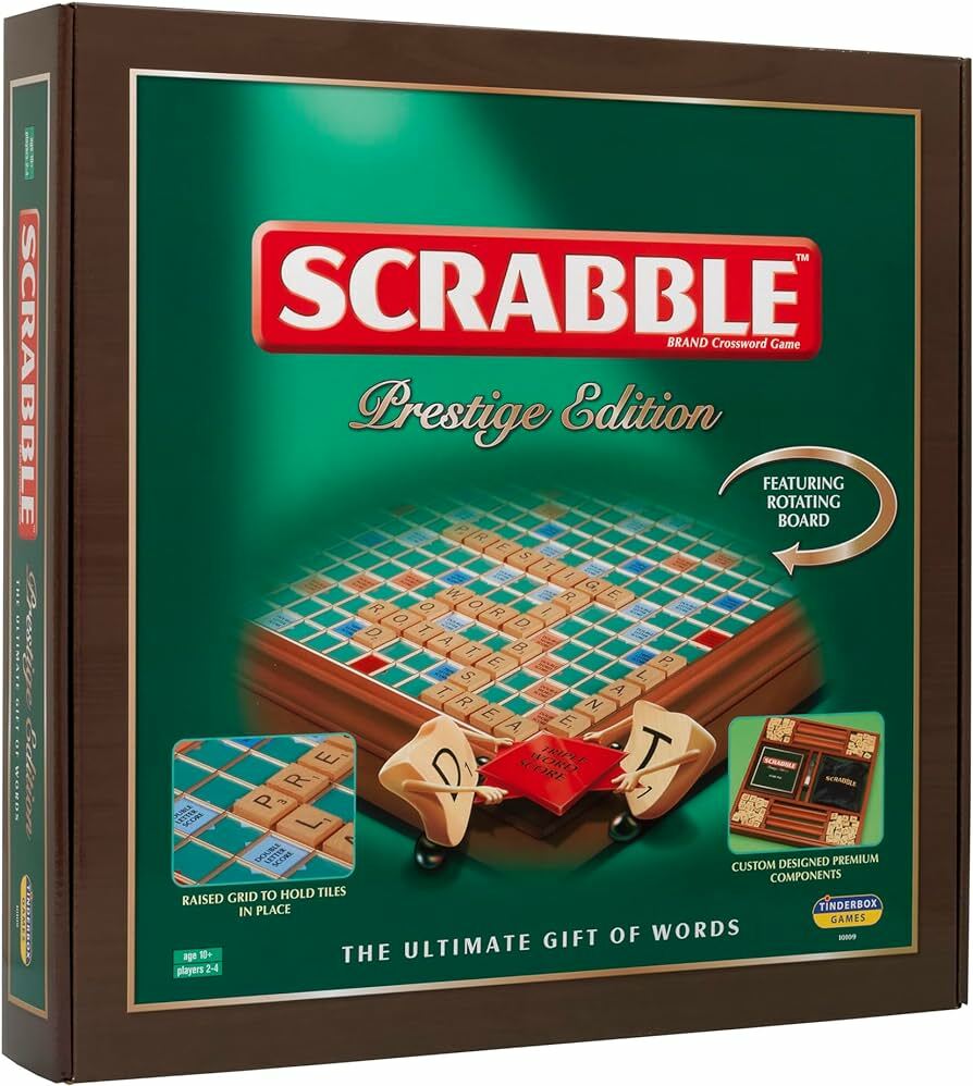 Tinderbox Games Scrabble Prestige Edition