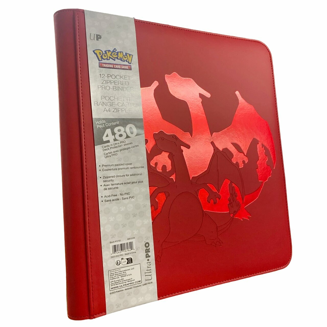 The Pokémon Company UltraPRO: Pokémon Elite Series Charizard Album 12-pocket Zippered Pro-Binder