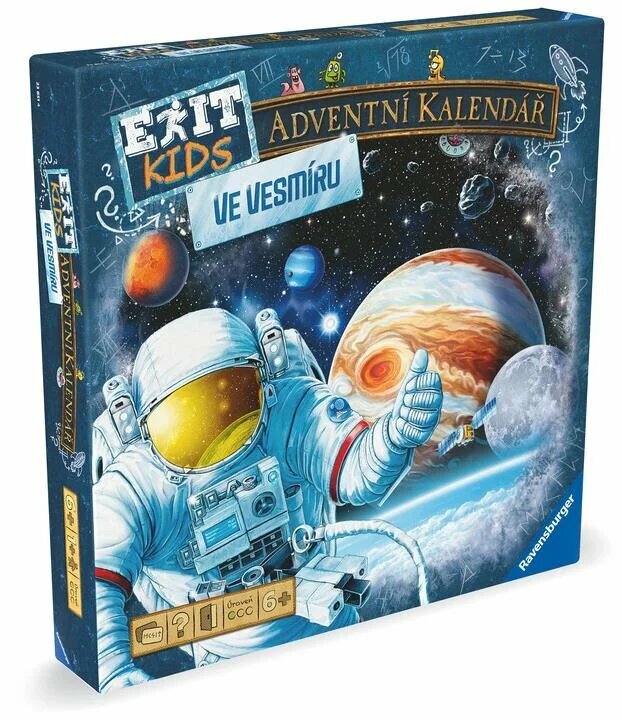 Ravensburger Exit Kids: Adventný kalendár - Ve vesmíru