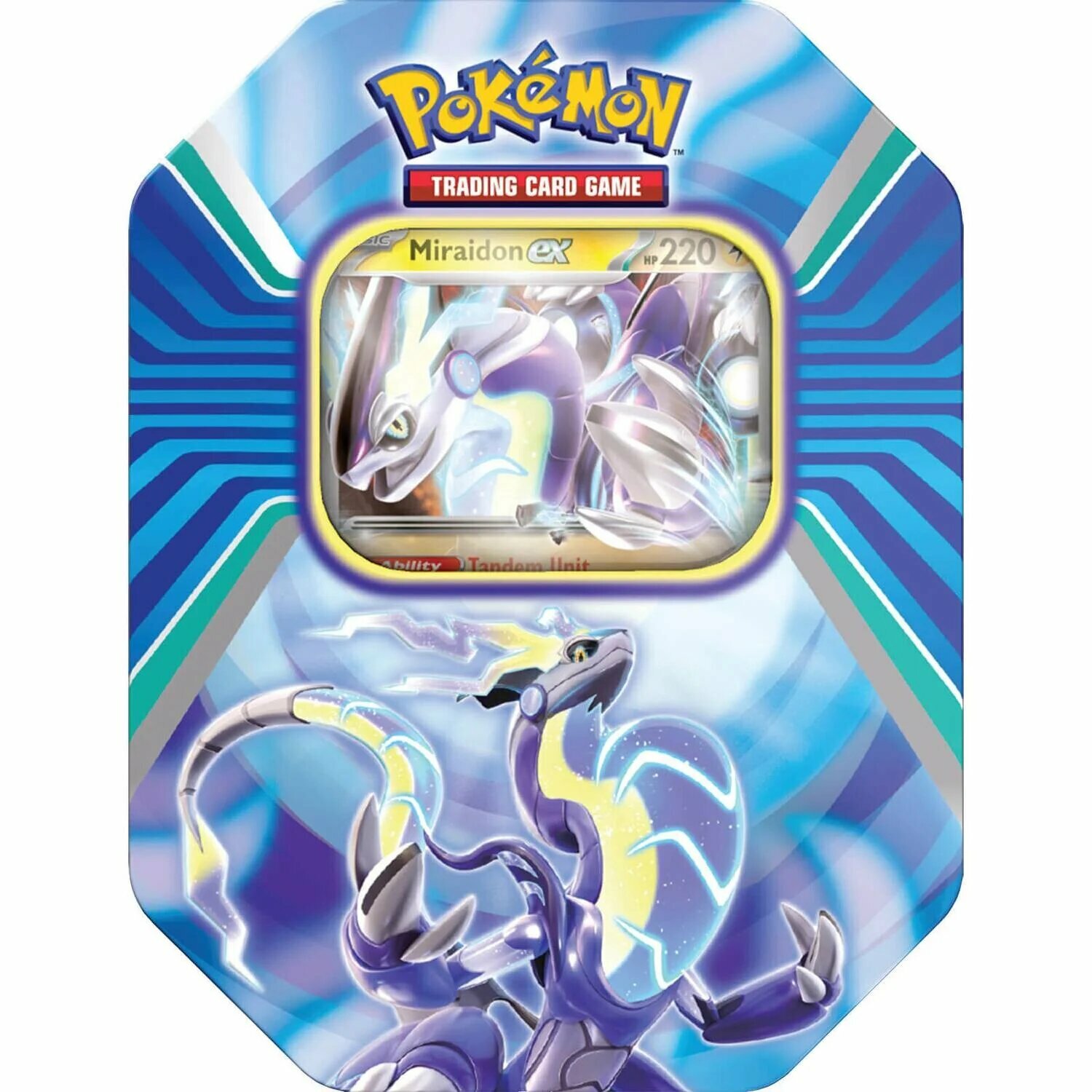The Pokémon Company Pokémon: Paldea Legends Miraidon ex Tin