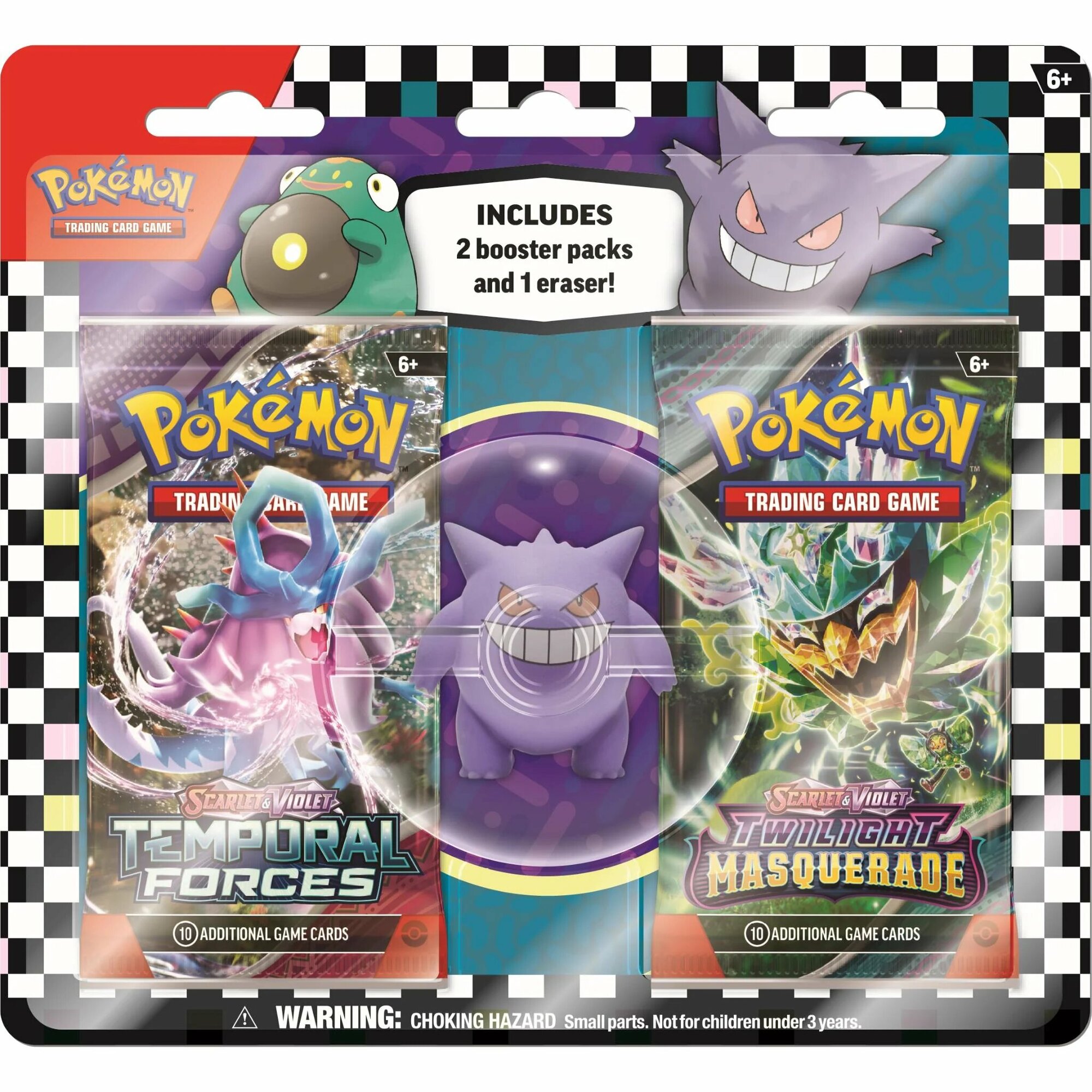 The Pokémon Company Pokémon: Gengar Back to School Eraser 2 Blister