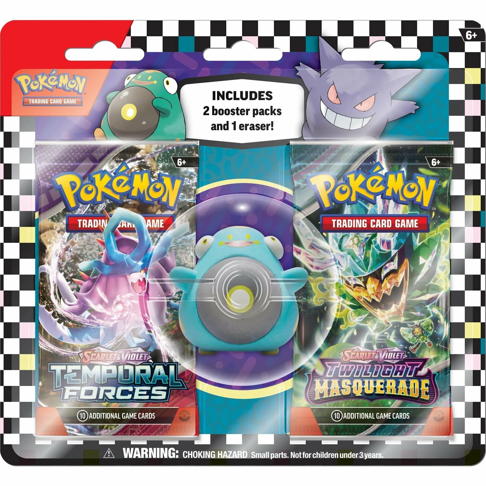 The Pokémon Company Pokémon: Bellibolt Back to School Eraser 2 Blister