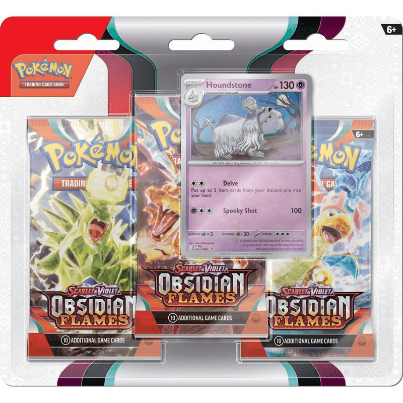 The Pokémon Company Pokémon: Houndstone 3-pack blister Obsidian Flames