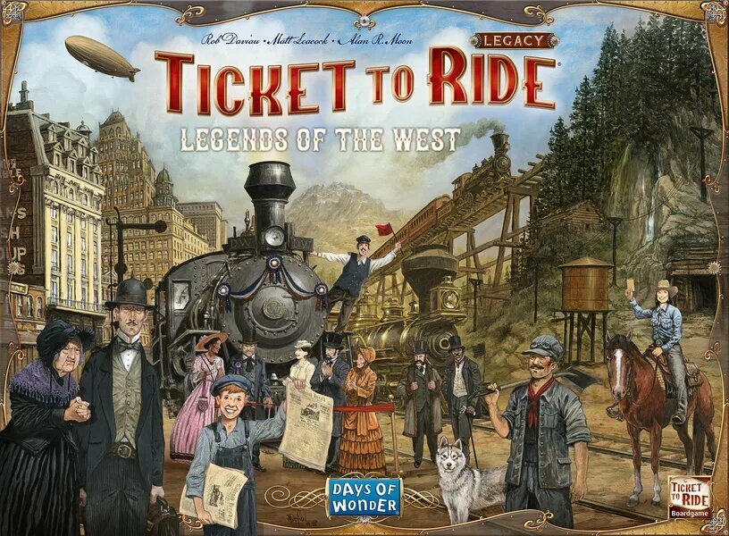 Days of Wonder Ticket to Ride Legacy: Legends of the West