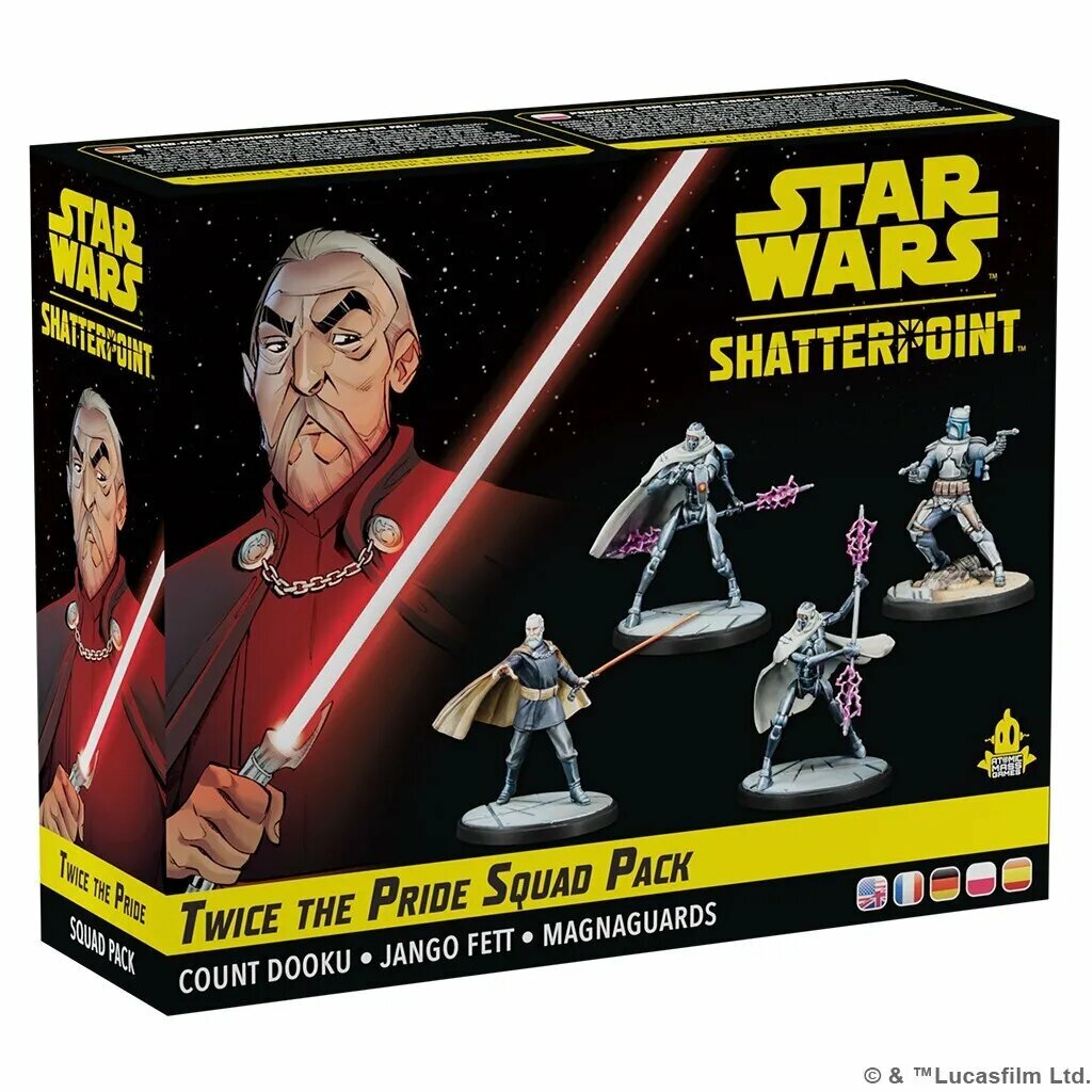Atomic Mass Games Star Wars: Shatterpoint - Twice the Pride – Count Dooku Squad Pack
