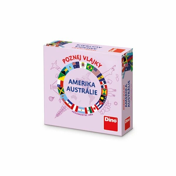 DinoToys Poznej vlajky AMERIKA A AUSTRÁLIE