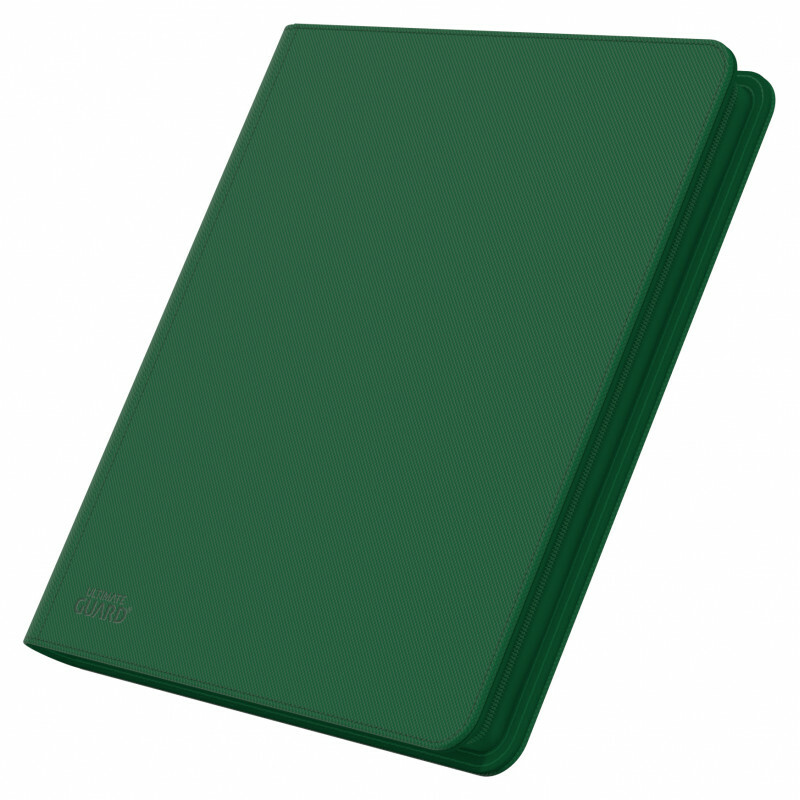 Ultimate Guard Album Ultimate Guard - 24-Pocket Quadrow Zipfolio 480 - XenoSkin Green