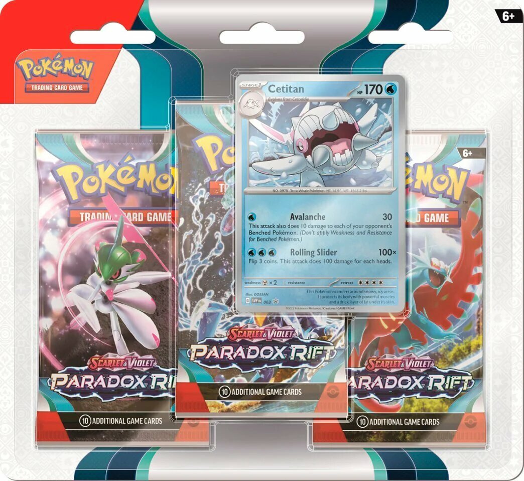 The Pokémon Company Pokémon: Cetitan 3-pack blister Paradox Rift