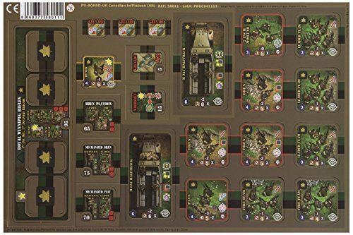 Devil Pig Games Heroes of Normandie: Canadian Platoon Punch board