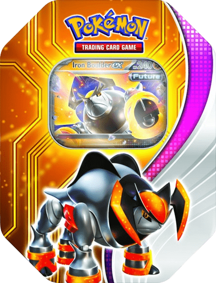 The Pokémon Company Pokémon: Paradox Destinies Iron Boulder ex Tin