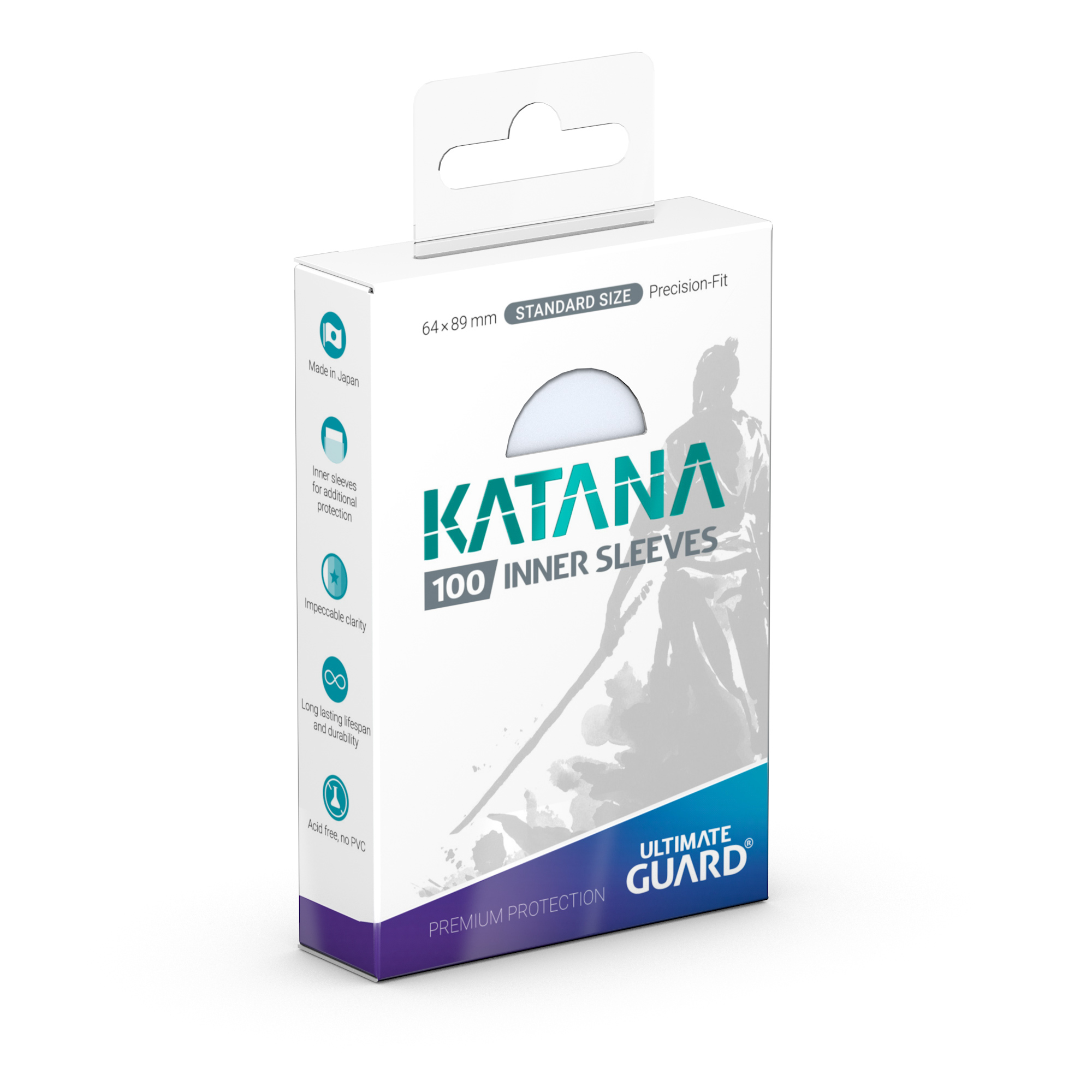 Ultimate Guard Obaly Ultimate Guard: KATANA Inner Sleeves: Standard Size Transparent (100ks)