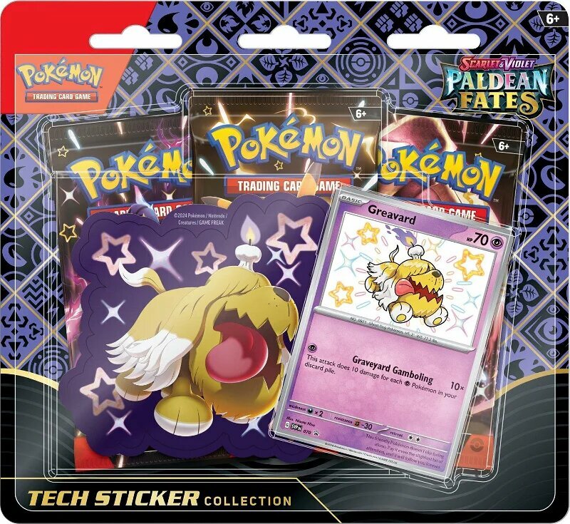 The Pokémon Company Pokémon: Paldean Fates Tech Sticker - Greavard