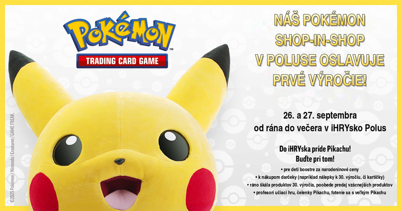 1. výročie Pokémon shop-in-shopu