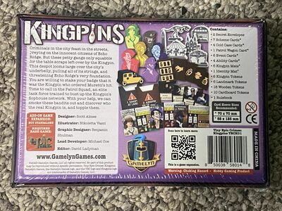 Tiny Epic Crimes Kingpins exp.