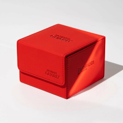 Krabička na karty Ultimate Guard Sidewinder 133+ XenoSkin Monocolor RED