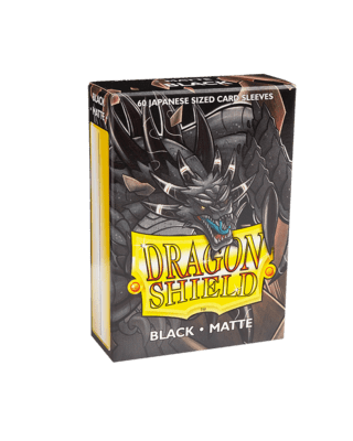 Obaly Dragon Shield Japanese sleeves - Matte Black (60ks)