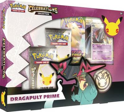 Pokémon Dragapult Prime Collection Box 25th Anniversary Celebrations