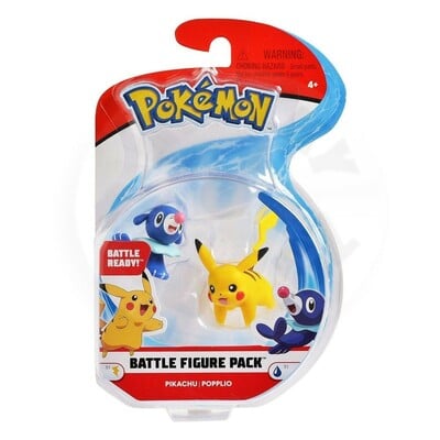 figúrka Pokémon Battle Mini Figures PIKACHU, POPLIO