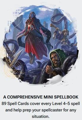 D&D RPG 5.5E Trove 3 Spell Cards: Levels 4–5
