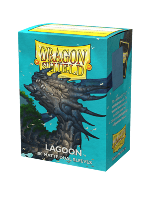 Obaly Dragon Shield Standard size - Matte Dual Lagoon (100 Sleeves)