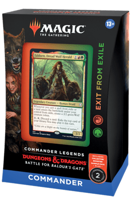 Commander Legends: Battle for Baldur's Gate Commander Deck - Exit from Exile (Red-Green)