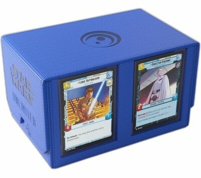 Krabička na karty Gamegenic Double Deck Pod Star Wars: Unlimited BLUE