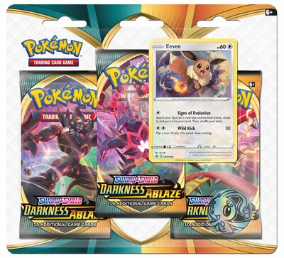 Pokémon: Eevee 3-pack blister Sword and Shield 3