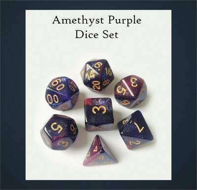 Kocky Drawlab RPG set Legendary Amethyst Purple