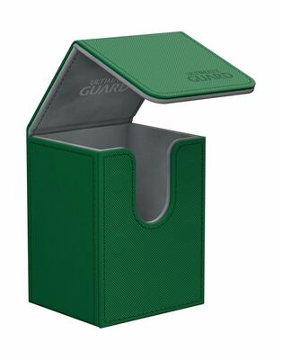 Krabička na karty Ultimate Guards Flip deck case XenoSkin GREEN