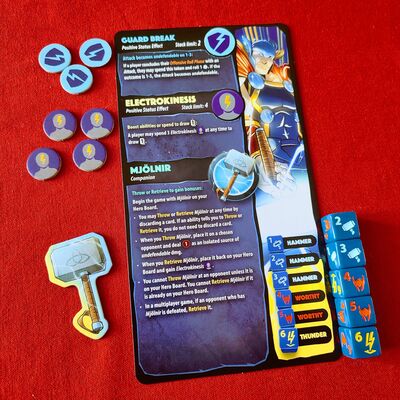 Dice Throne Marvel 4-Hero Box (Scarlet Witch, Thor, Loki, Spider-Man)