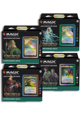 The Lord of the Rings: Tales of Middle-Earth Commander Deck KOMPLET - Magic: The Gathering