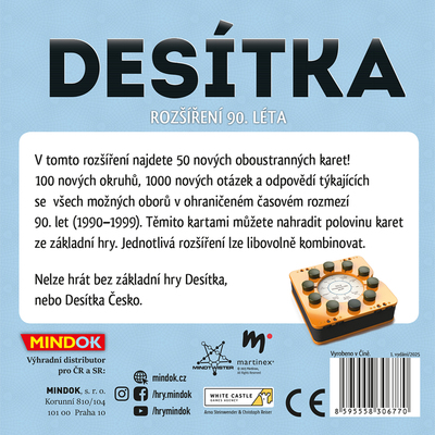 Desítka CZ: 90. léta