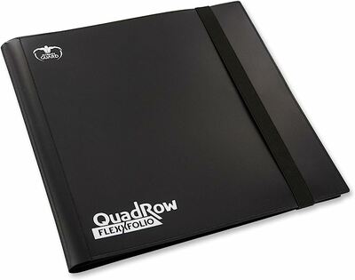 Album Ultimate Guard 24-pocket QuadRow FlexXfolio Black