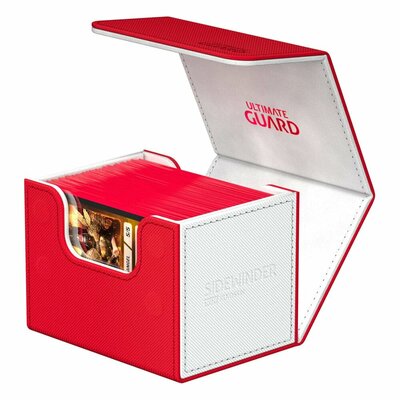 Krabička na karty Ultimate Guard SideWinder 100+ XenoSkin Synergy RED/WHITE