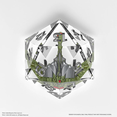 kocka 20k - veľká 55mm - Star Trek Klingon Bird of Prey (spindown)
