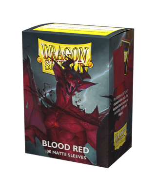 Obaly Dragon Shield standard size - Matte Blood Red (100 Sleeves)