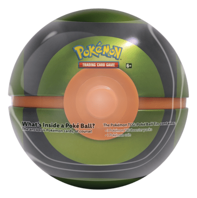 Pokémon Poke Ball Tin (zeleno- čierny)