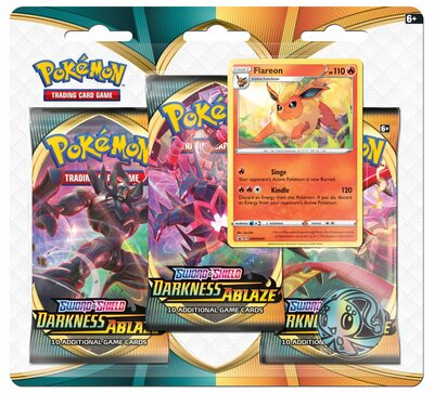Pokémon: Flareon 3-pack blister Sword and Shield 3