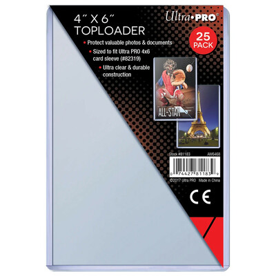 Toploader Ultra PRO 4" X 6" (25ks)