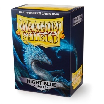 Obaly Dragon Shield Standard size - Matte Night Blue 100 ks