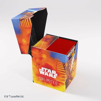Krabička na karty Gamegenic Soft Crate Star Wars: Unlimited LUKE/VADER