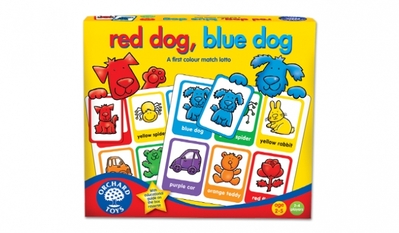 Red Dog Blue Dog Lotto Game (Červený a modrý psík)