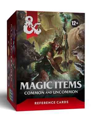 D&D RPG 5.5E Trove 4 Magic Item Cards: Common and Uncommon