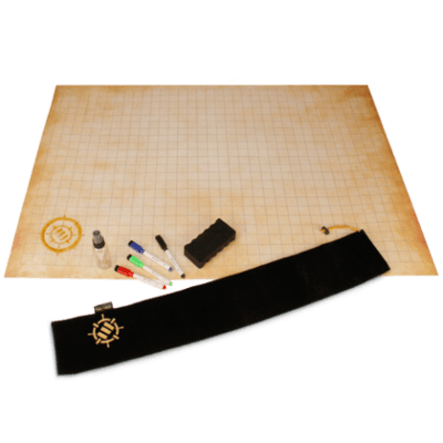 Tabletop RPG Grid Mat Campaign Kit Reprint