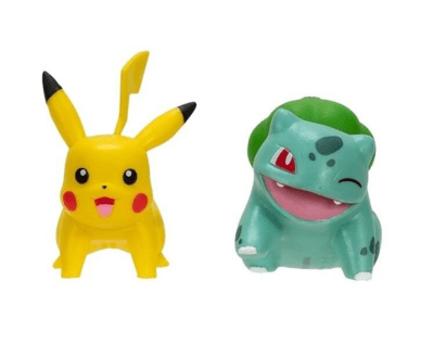 Figúrka Pokémon Battle Figure - PIKACHU, BULBASAUR