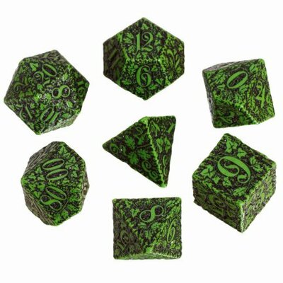 Kocky Forest 3D 7 ks zeleno-čierne (Green/Black) 