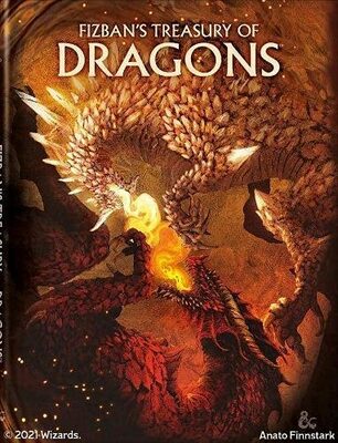 D&D RPG 5E Fizban's Treasury of Dragons (alternate cover)
